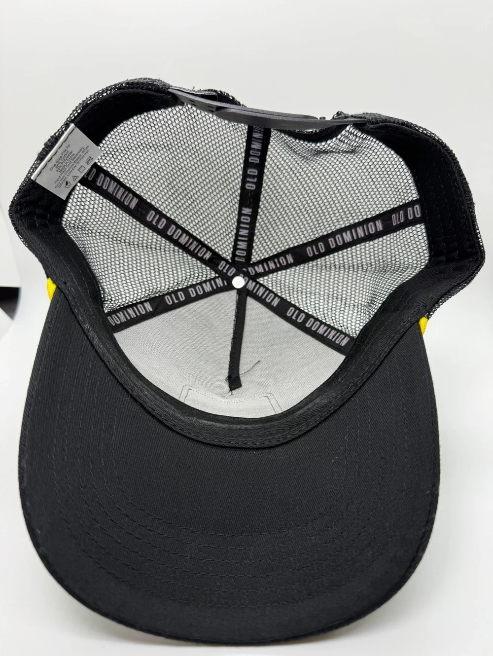 Old Dominion No Bad Vibes Tour Black Trucker Snapback Hat Rope Cap OSFA
